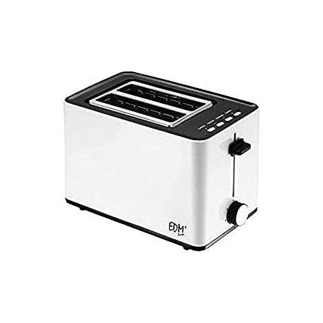 Toaster Doppelspalt "white Design" 850W 25x16x18,5cm Edm
