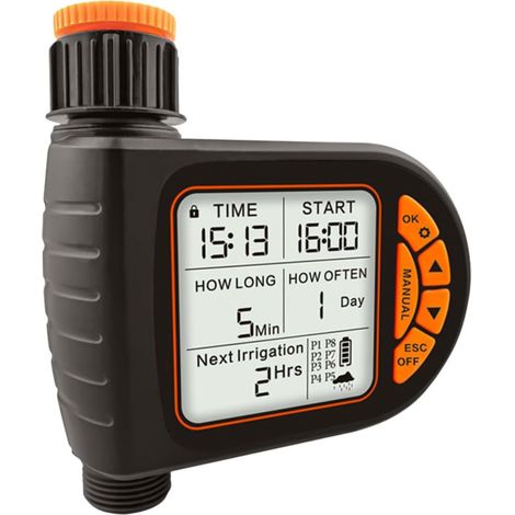 Minuteur Arrosage Numérique pour Jardin Extérieur Programmateur Arrosage Système de Contrôle Irrigation Pelouse (1/5)