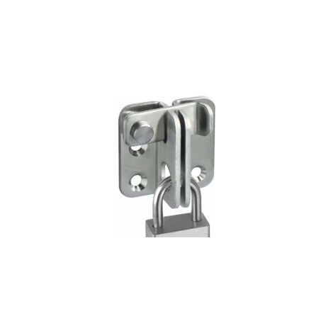– Cerradura antirrobo para puertas correderas de acero inoxidable cepillado – Resistente a los arañazos – Para puertas, ventanas y armarios – Crezuo