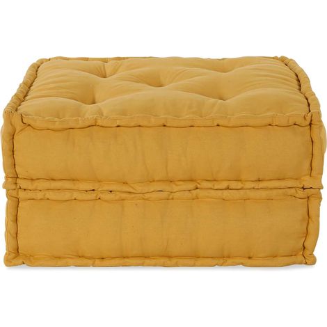 Canapé modulaire jaune 70x70x36 tissu CFW950471 (1/5)