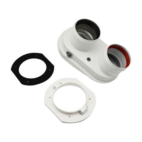 SDOPPIATORE 60/100 CON PRESE ANALISI COMBUSTIONE- 60/100 - 80/80- BOSC- pezzi 1 (1/2)