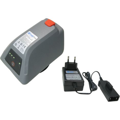 Trade-Shop 2in1 Set: Li-Ion Akku 18V / 2000mAh + Ladegerät inkl. Netzteil für Gardena 8025-20 Comfort Wand-Schlauchbox 35 Roll-up Automatic Li (1/5)
