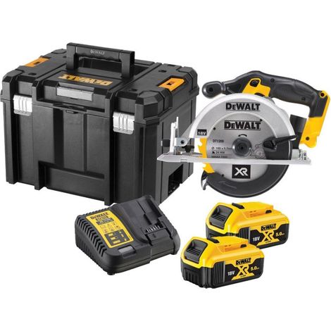 DeWalt DCS391P2 XR 165mm Circular Saw Kit Inc 2x 5.0Ah