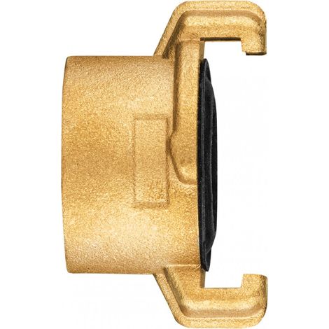 Conector rápido de latón con rosca interna de 1". (1/4)