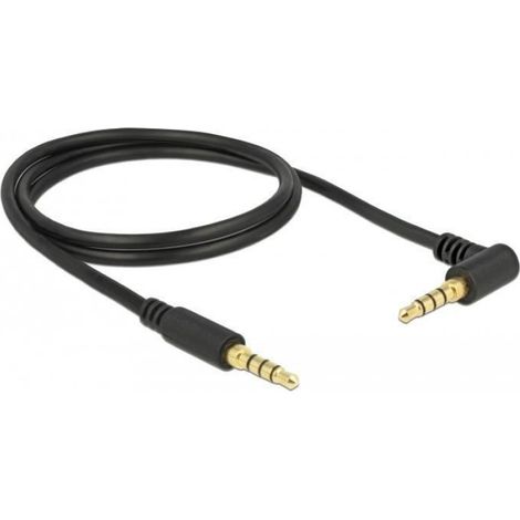 Câble audio - - 85610 - 3,5mm Mâle - 1 m - Noir (1/3)