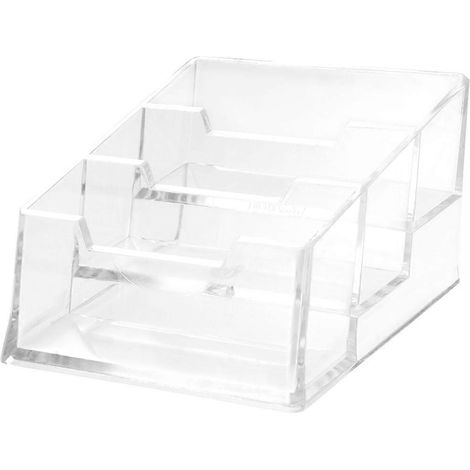 Porte-documents en acrylique pour fournitures scolaires et de bureau (trois emplacements) (1/3)