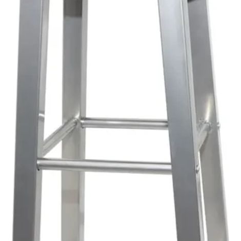 Maison Exclusive - Set Sgabelli da Bar 2 pz in Metallo e Sedile in MDF