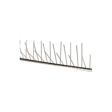 DISSUASORE VOLATILI RIGIDO PLURISPILLO INOX- - cm.100 - 10 mt