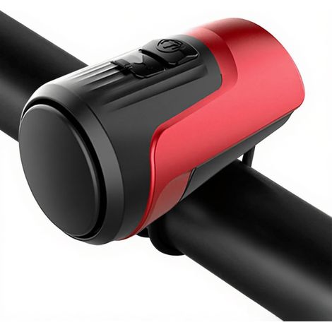 Elektrische Fahrradklingel, 125 dB Diebstahlalarm, leistungsstarke Hupe für Erwachsene mit 1 Klangmodus, USB-wiederaufladbarer Akku, wasserdicht, kompatibel mit Mountainbikes/BMX/Rollern/Rennrädern. (1/5)