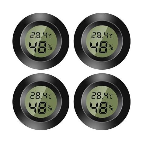 numérique mini hygromètre LCD Écran Pour intérieur et extérieur Humidimètre pour humidificateur, cave (1/5)
