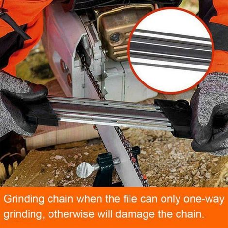 Affûteuse de lime pour chaîne - - 2 en 1 - Diam. 4,8 mm - Compatible.325" - Aiguise dents et limiteurs (1/4)