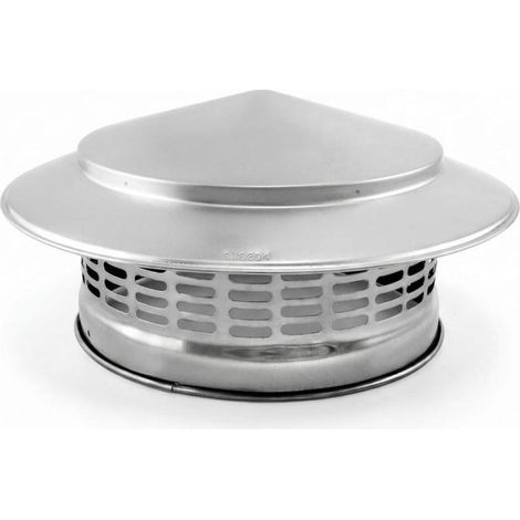 200mm 304 stainless steel roof cap, suitable for rain protection, chimney covers, vents, etc. (1/5)