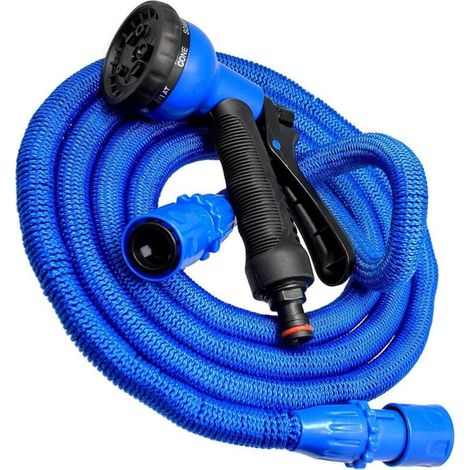 Tuyau D'arrosage Extensible Avec Pistolet D'arrosage 15 Mètres (1/5)
