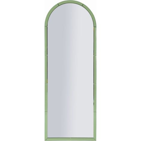 Miroir mural vert Bakou 55 x 2 x 150 cm (dimensions intérieures du miroir : 49 x 144 cm) (1/5)