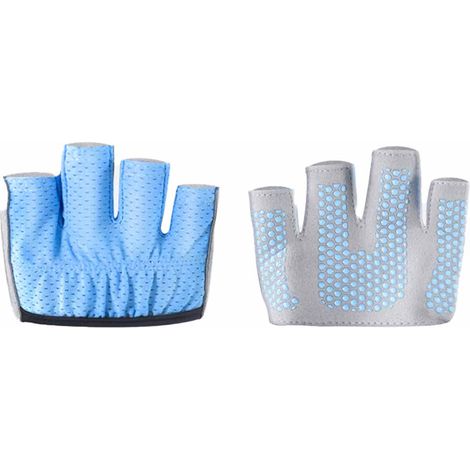 Gants D'Entraînement - Paume En Microfibre Synthétique Et Silicone - Pour Musculation Tirage Et Cross Training - Par Paire (1/5)