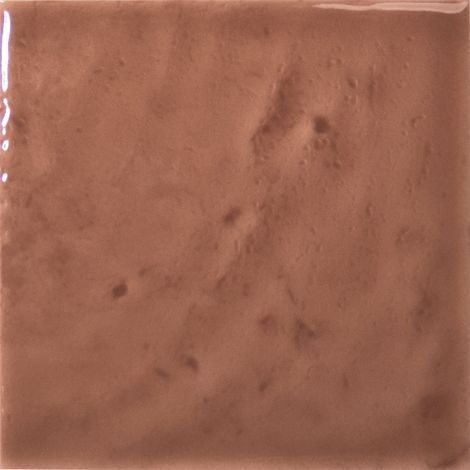 Carrelage TERRE 12x12cm Chesnut - Brillant 12x12 cm Chesnut - Brillant - - boîte de 0.51 m2