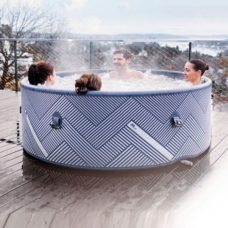 Bagno Italia Minipiscina Gonfiabile rotonda 173cm spa relax wifi e bluetooth 6 posti Mspa (1/5)