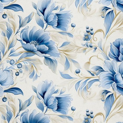Decoffe Oxford exterior - Blumen - DX2699 (1/5)