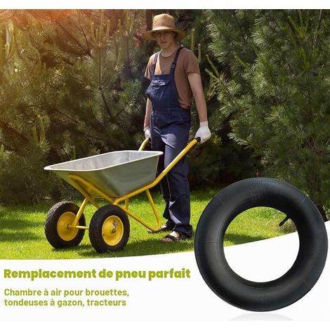 Chambre à Air Brouette 3,5-8, Chambres à air de Roue avec TR13 Valve Pneu pour brouettes, Chariot Jardin, tondeuses, camions Main (1/3)