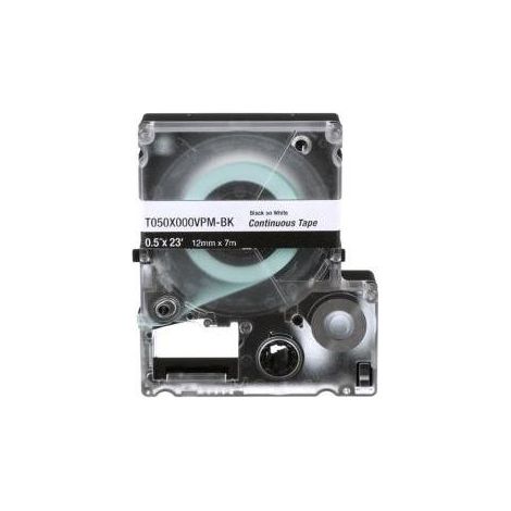 Panduit T038X000VPM-BK etiqueta de impresora Negro, Transparente