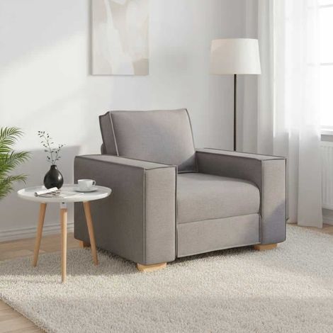 Canapé-chaise,Sofa,Fauteuil Taupe 100x78x84 cm Tissu (1/5)