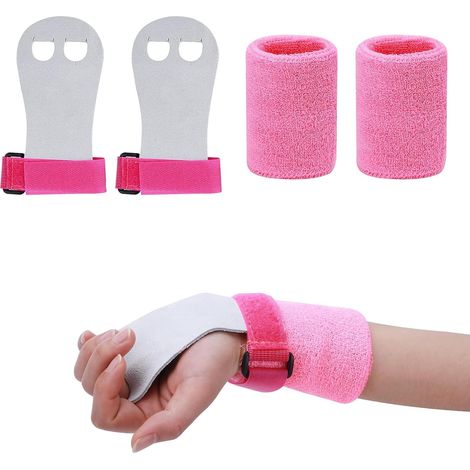 Maniques de gymnastique pour filles en cuir avec protège-poignets, ensemble fitness, usage sportif (1/5)