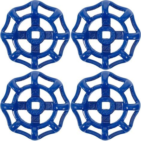 Lot de 8 poignées de vanne en fonte pour robinet, volants robustes de conception classique, résistants à la corrosion pour usage industriel et domestique. (1/5)