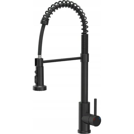 Waschbeckenarmatur steiner ALICE schwarz Edelstahl 525 mm (1/3)