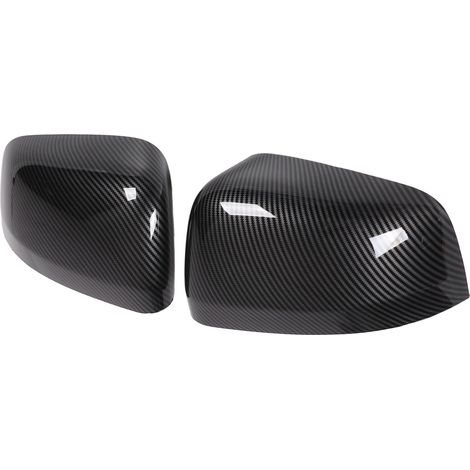 2 ABS-Kunststoff-Spiegelkappen, Carbon-Optik, Teilenummer 5G0857537, für Jeep Grand Cherokee 2011-2019 (1/5)