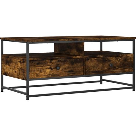 Maison Exclusive - Couchtisch Räuchereiche 100x51x45 cm Holzwerks