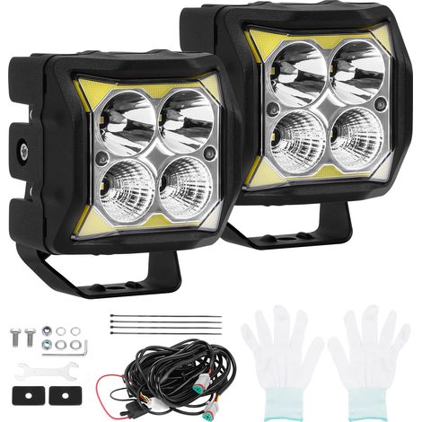 Barra LED 110W 4 Pulgadas for Offroad Camión SUV 4x4 Combo Haz 11040LM IP68 (1/5)