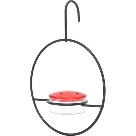 Mangeoire à colibris suspendue, légère et élégante, avec 4 ports pour jardin. (1/5)