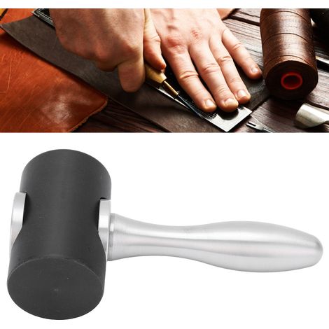T-förmiger Hammer, Lederlocher, DIY-Lederhammer. (1/5)