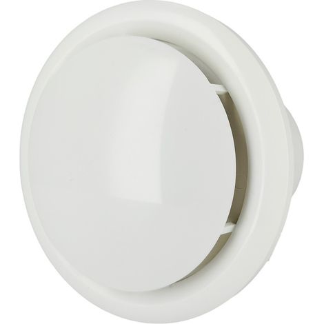 Aérateur classique 100 mm – Débit d'air 100 m³/h – Bruit 43 dB – Matériau ABS – Pour salle de bain, WC, cuisine – Horoz Electric