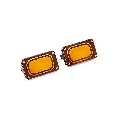 Motorrad-LED-Nebelscheinwerfer-Schutzabdeckung für ZONTES 368G Zubehör (Orange)