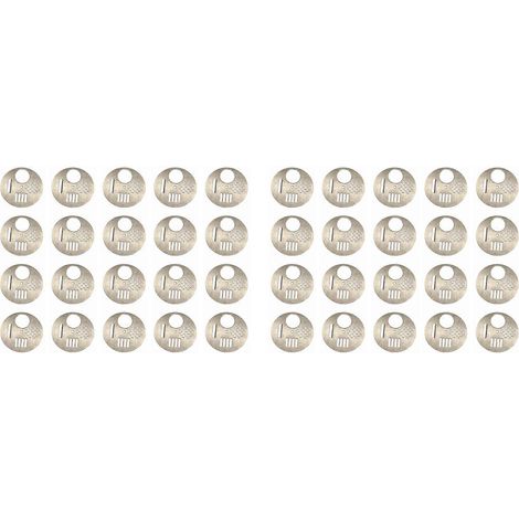 40 outils apicoles pour ruches : porte d'aération, cage, disque d'entrée rond en acier inoxydable. (1/5)