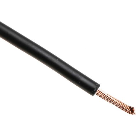 Fil électrique RS PRO 1,5 mm² 15 AWG, 750 V, Polyoléfine réticulée EI5, type EI 5 conformément à la norme EN 50363-5 ( Prix pour Bobine de 100 Mètres ) (1/2)