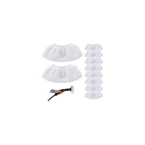 10 Mikrofasertücher, Ersatzbezüge für Handdampfreiniger, Zubehör kompatibel mit Kärcher SC1, SC2, SC3, SC4, SC5 und SV7 Dampfreiniger (1/5)