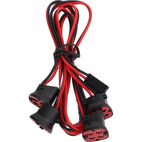 LED-Dachleuchten für RC-Cars, 16 LEDs, 4 Scheinwerfer, ideales Zubehör, universell und langlebig, rot (1/5)