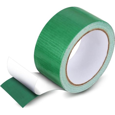 Tarpaulin Tape - Fabric Repair, Leak-Proof, Waterproof Tape for Trucks, Awnings, Tent (Green) (1/5)