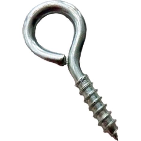 Maillestore – Piton zinc à visser Ø 4mm – Boite de 100 pièces – Longueur 42mm – Pour béton armé et bois dur