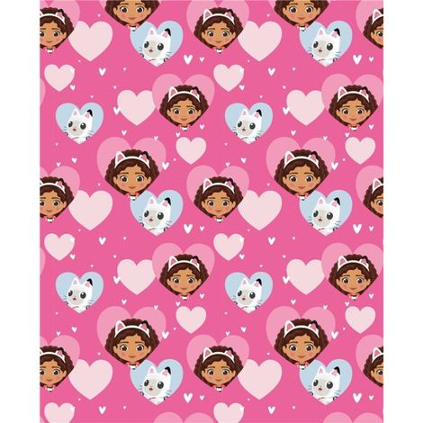 Plaid Flanelle Gabby et la Maison Magique – Couverture Ultra Douce et Chaude
