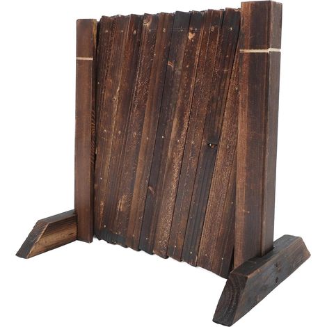 Clôture de Jardin Extensible en Bois Design Rétractable, Facile à Transporter, pour Patio et Plantes Grimpantes Décoratives (1/5)