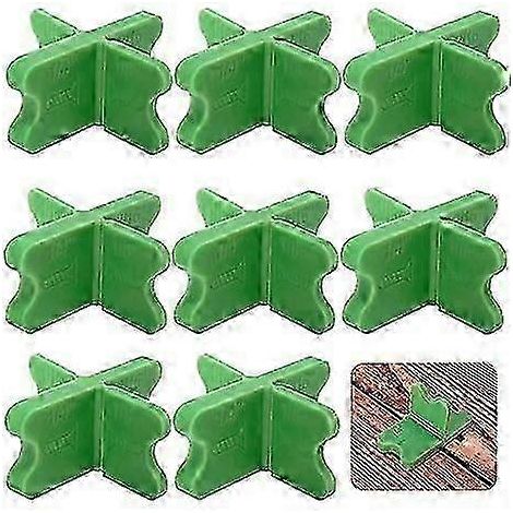 Outil de calage d'espacement pour lames de terrasse en ABS de 4 épaisseurs différentes, calages d'espacement verts assortis pour lames de terrasse en composite traité sous pression, édition 527 (1/5)