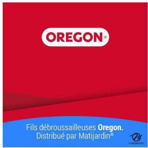 2 blisters fil débroussailleuse Etoilé 1,6 mm x 15 m Oregon Nylium (1/5)