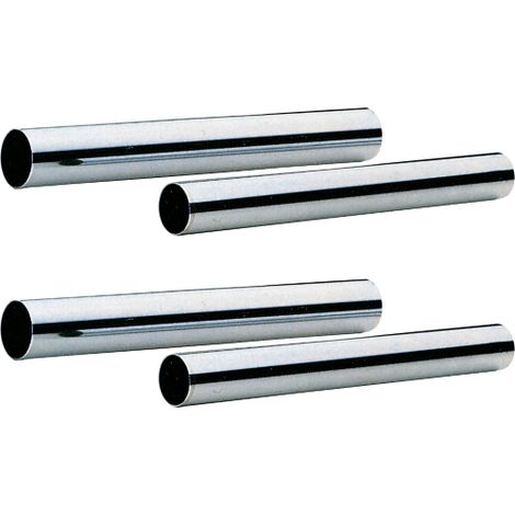 dA riveur droit avec dossier Canon droit en laiton chromA 32x250 mm