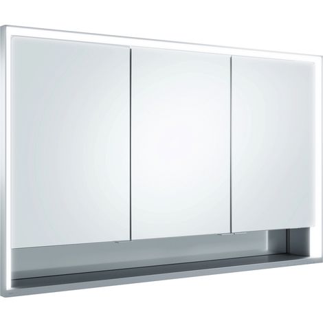 KEUCO Royal Lumos armoire de toilette encastrable 3 portes, porte