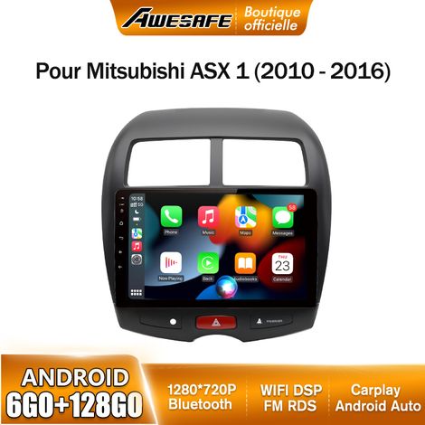 AWESAFE Autoradio Android 13 pour Mitsubishi ASX1 (2010-2016) 6Go+128Go 9'' écran Tactile Carplay GPS WiFi Bluetooth Android Auto (1/5)