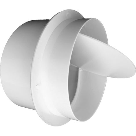 Tuyau De Conduit Clapet Anti-Retour 80mm Registre De Tirage Arrière Extracteur Ventilateur Volet Arrière pour Système De Ventilation Vmc - 3in (1/5)