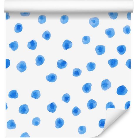 Papier peint à motifs de cercles peints pour salon et chambre 50x1000 cm (1/5)